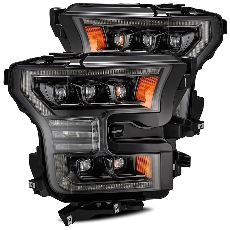 AlphaRex | NOVA-Series Full LED Quad 3D Projector Headlights - F-150 2.7T / 3.5L / 5.0L 2015-2017