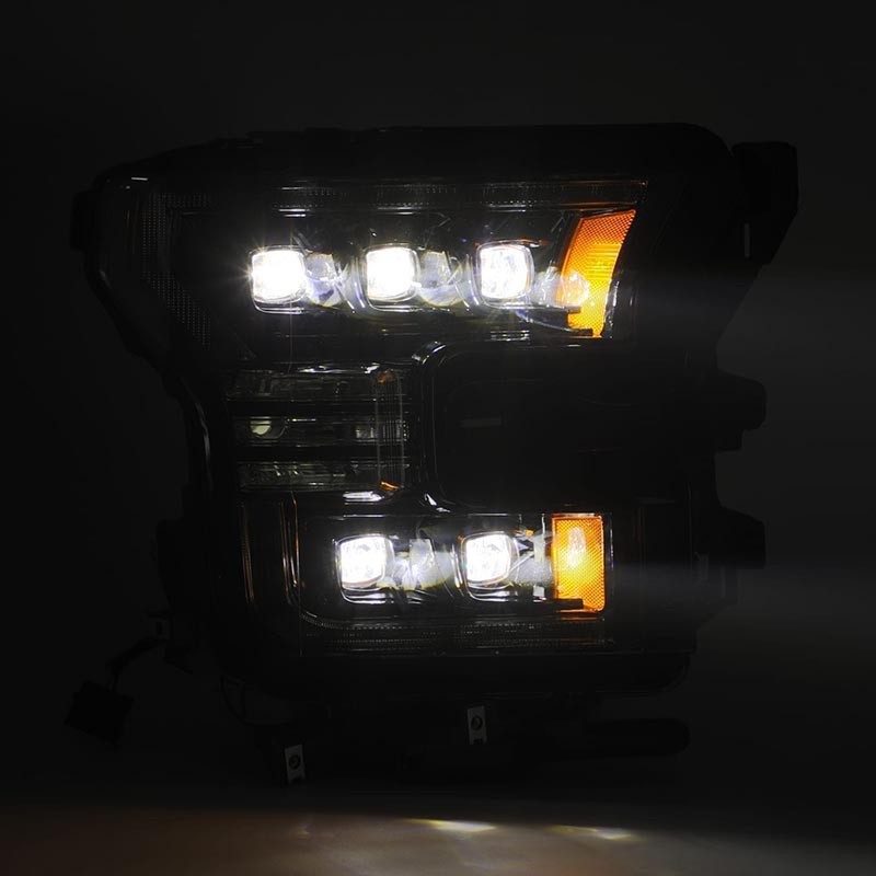 AlphaRex | NOVA-Series Full LED Quad 3D Projector Headlights - F-150 2.7T / 3.5L / 5.0L 2015-2017