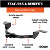 CURT | Class 1 Trailer Hitch, 1-1/4" Receiver - Audi 2.0T / 3.0L 2017-2022