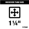 CURT | Class 1 Trailer Hitch, 1-1/4" Receiver - Jetta 1.4T / 1.5T / 1.8T 2019-2022