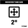 CURT | Class 3 Trailer Hitch, 2" Receiver - X1 2.0T / 3.0L 2013-2015