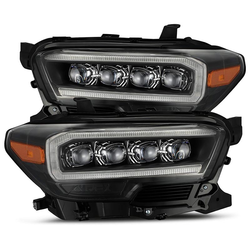 AlphaRex | NOVA-Series Full LED Quad 3D Projector Headlights - Tacoma 2.7L / 3.5L 2016-2023