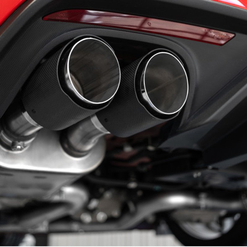 MBRP | Cat Back Active Exhaust Carbon tips - Mustang 5.0L 2018-2022