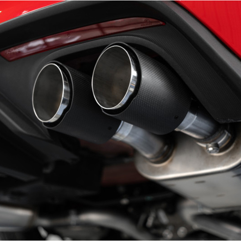 MBRP | Cat Back Active Exhaust Carbon tips - Mustang 5.0L 2018-2022