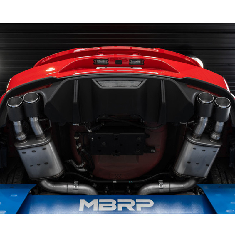 MBRP | Cat Back Active Exhaust Carbon tips - Mustang 5.0L 2018-2022
