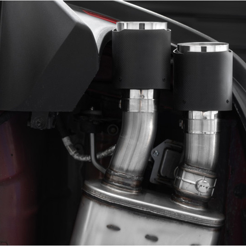 MBRP | Cat Back Active Exhaust Carbon tips - Mustang 5.0L 2018-2022