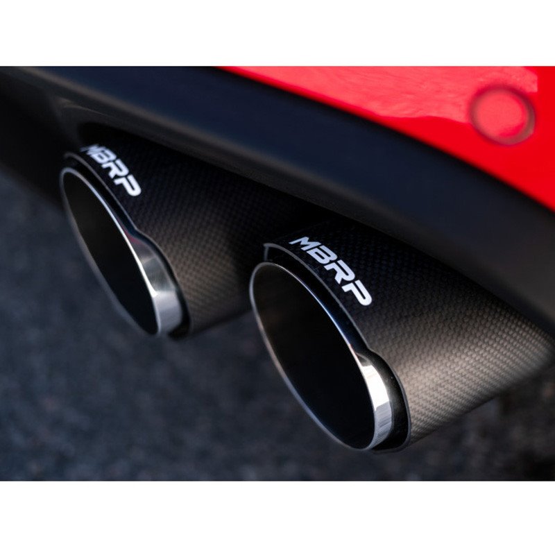 MBRP | Cat Back Active Exhaust Carbon tips - Mustang 5.0L 2018-2022