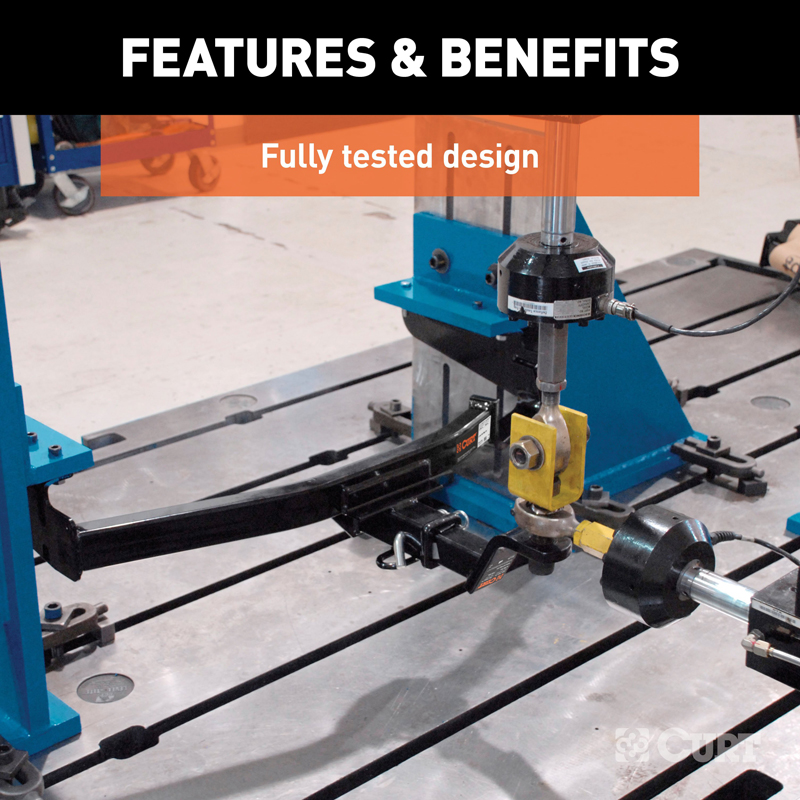 CURT | Class 3 Trailer Hitch, 2" Receiver - Xterra 2.5L / 4.0L 2005-2015