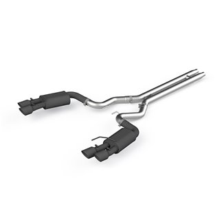 MBRP | Cat Back BLACK Series STREET Version- Mustang GT 2018-2022 - Mustang 5.0L 2018-2022