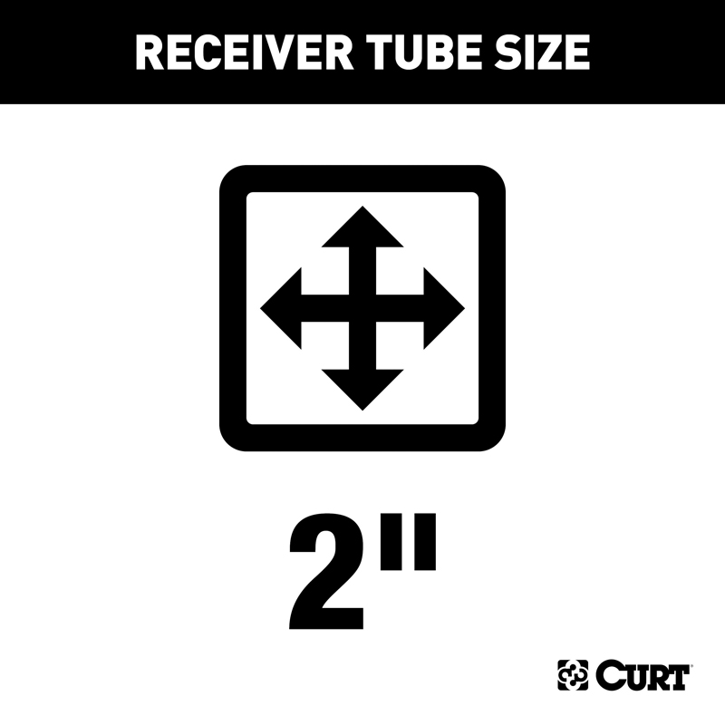 CURT | Class 4 Trailer Hitch, 2" Receiver - Silverado / Sierra 2500 HD / 3500 HD 6.6L 2020-2023