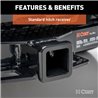 CURT | Class 4 Trailer Hitch, 2" Receiver - Silverado / Sierra 2500 HD / 3500 HD 6.6L 2020-2023