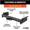 CURT | Xtra Duty Class 5 Trailer Hitch, 2" Receiver - Silverado / Sierra 2500 HD / 3500 HD 6.6L 2020-2023