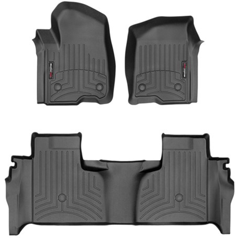 WeatherTech | Front & Rear Floor Kit - Silverado 1500 / Sierra 1500 19-21