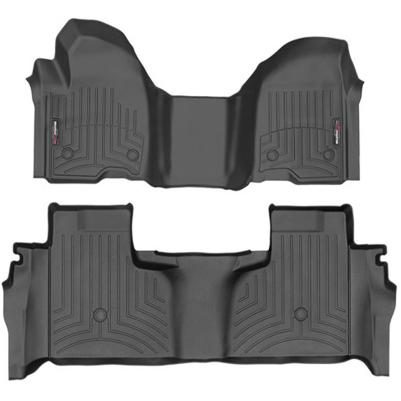 WeatherTech | Front & Rear Floor Kit - Silverado 1500 / Sierra 1500 19-21