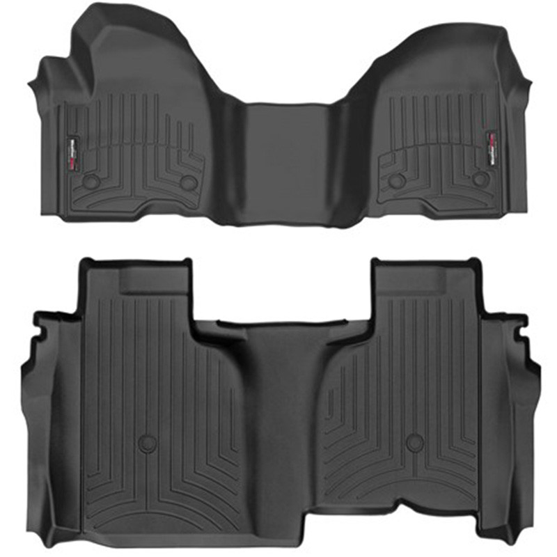 WeatherTech | Front & Rear Floor Kit - Silverado 1500 / Sierra 1500 19-21