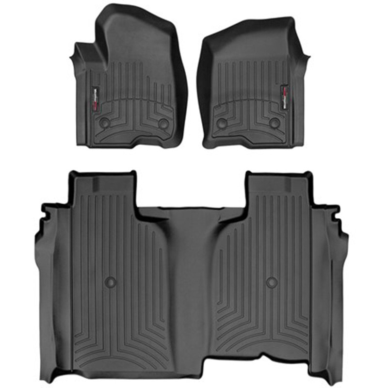 WeatherTech | Front & Rear Floor Kit - Silverado 1500 / Sierra 1500 19-21