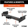 CURT | Xtra Duty Class 5 Trailer Hitch, 2" Receiver - Silverado / Sierra 3500 HDRam 3500 2007-2022