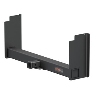 CURT | Universal Weld-On Trailer Hitch, 2" Receiver (18" to 43" Frames, 11-1/2" Drop)