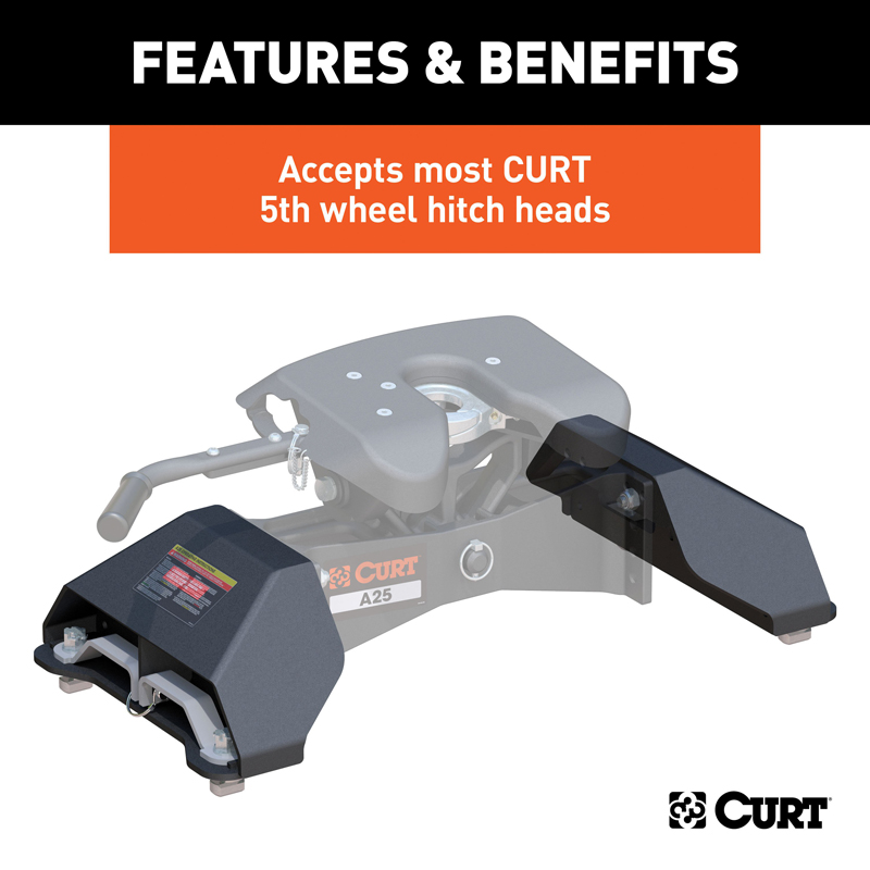 CURT | Puck System 5th Wheel Legs - F-250 / F-350 2011-2022