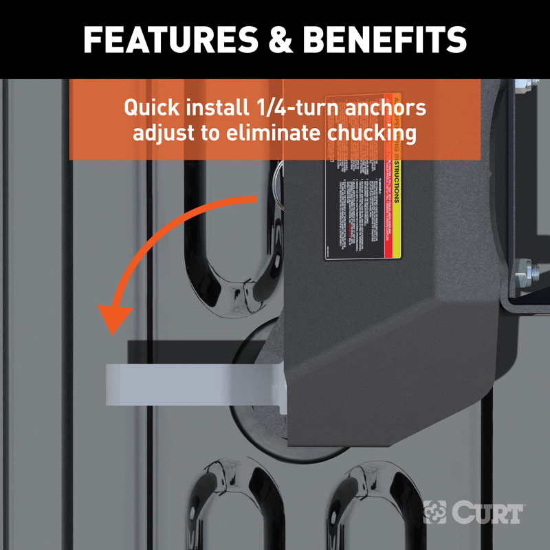 CURT | Puck System 5th Wheel Legs - F-250 / F-350 2011-2022