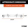 CURT | Puck System 5th Wheel Roller Adapter, 20K - Silverado / Sierra 2500 HD / 3500 HD 6.0L / 6.6L 2016-2019