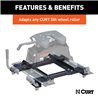 CURT | Puck System 5th Wheel Roller Adapter, 20K - Silverado / Sierra 2500 HD / 3500 HD 6.0L / 6.6L 2016-2019