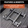 CURT | Puck System 5th Wheel Roller Adapter, 20K - Silverado / Sierra 2500 HD / 3500 HD 6.0L / 6.6L 2016-2019