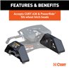 CURT | Puck 5th Wheel Legs - Silverado / Sierra 2500 HD / 3500 HD 6.6L 2020-2023