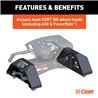 CURT | Puck System 5th Wheel Legs - Silverado / Sierra 2500 HD / 3500 HD 6.6L 2020-2023