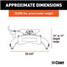 CURT | Q25 5th Wheel Hitch - Silverado / Sierra 2500 HD / 3500 HD 6.0L / 6.6L 2016-2019