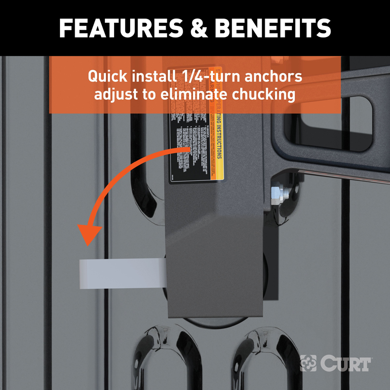 CURT | A25 5th Wheel Hitch - Silverado / Sierra 2500 HD / 3500 HD 6.6L 2020-2023