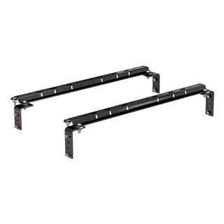 CURT | Universal 5th Wheel Base Rails, 25K (Gloss Black)