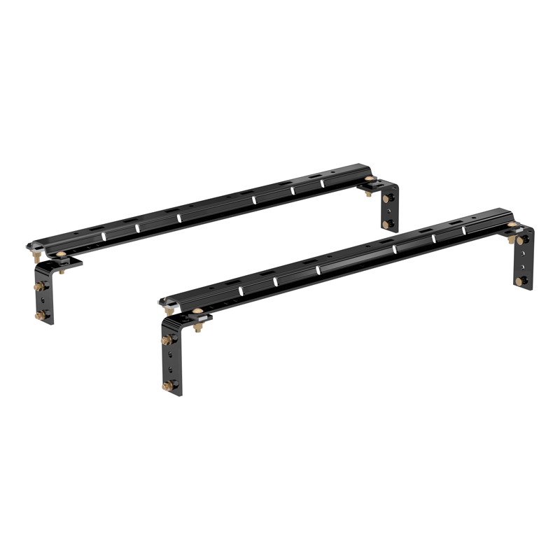 CURT | Universal 5th Wheel Base Rails, 25K (Gloss Black)
