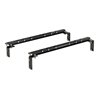 CURT | Universal 5th Wheel Base Rails, 25K (Gloss Black)