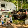 CURT | Universal 5th Wheel Base Rails, 25K (Gloss Black)