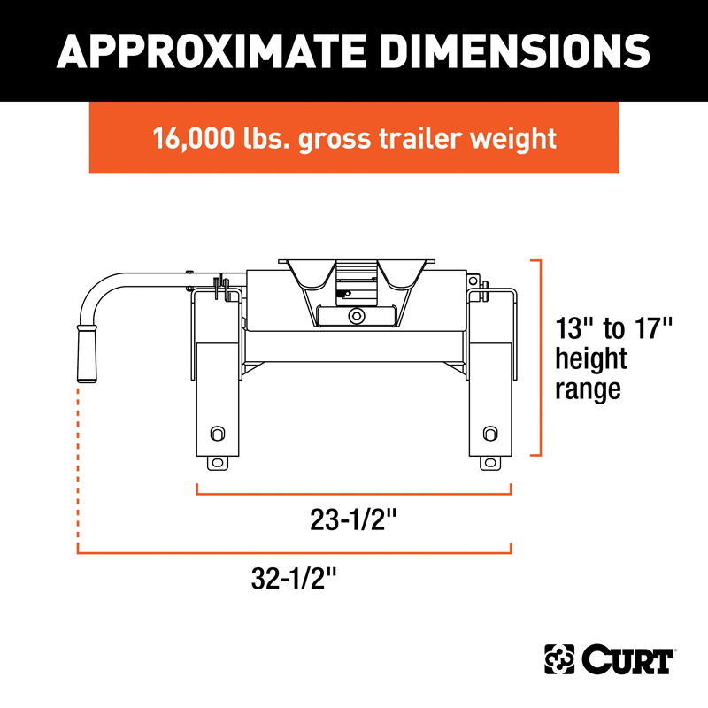 CURT | E16 5th Wheel Hitch