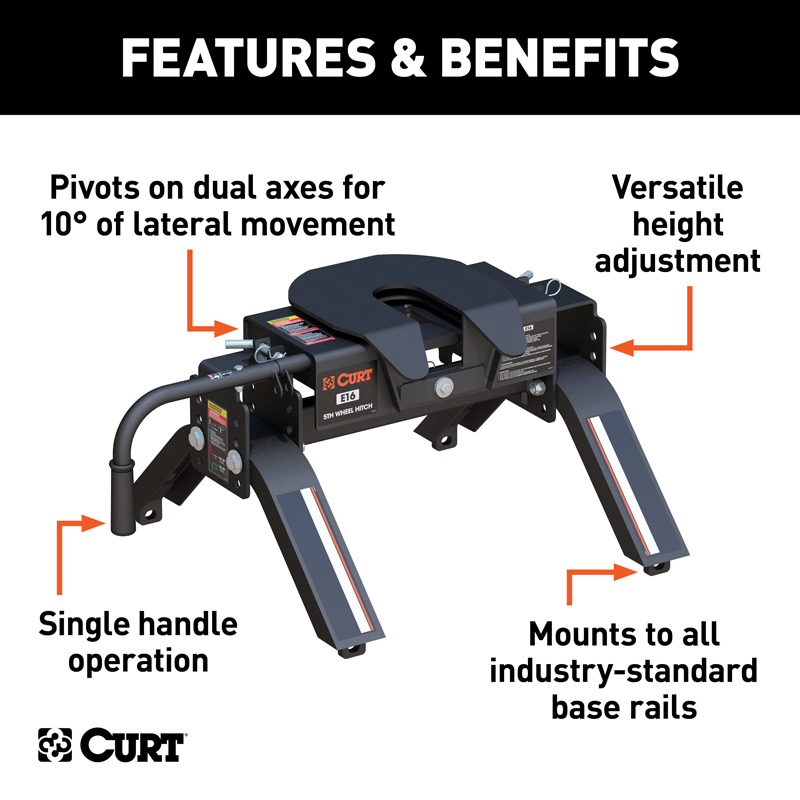 CURT | E16 5th Wheel Hitch