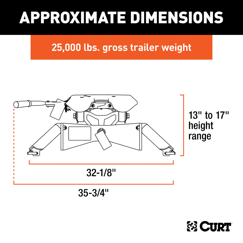 CURT | A25 5th Wheel Hitch