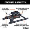 CURT | Q25 5th Wheel Hitch with Rails