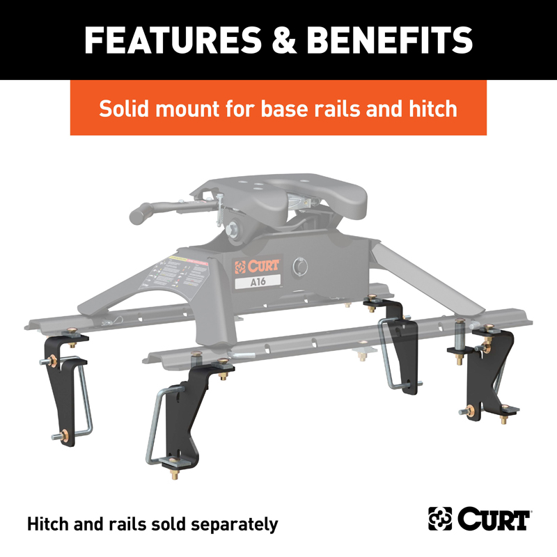 CURT | Custom 5th Wheel Brackets - Ram 1500 / 2500 / 3500 2003-2012