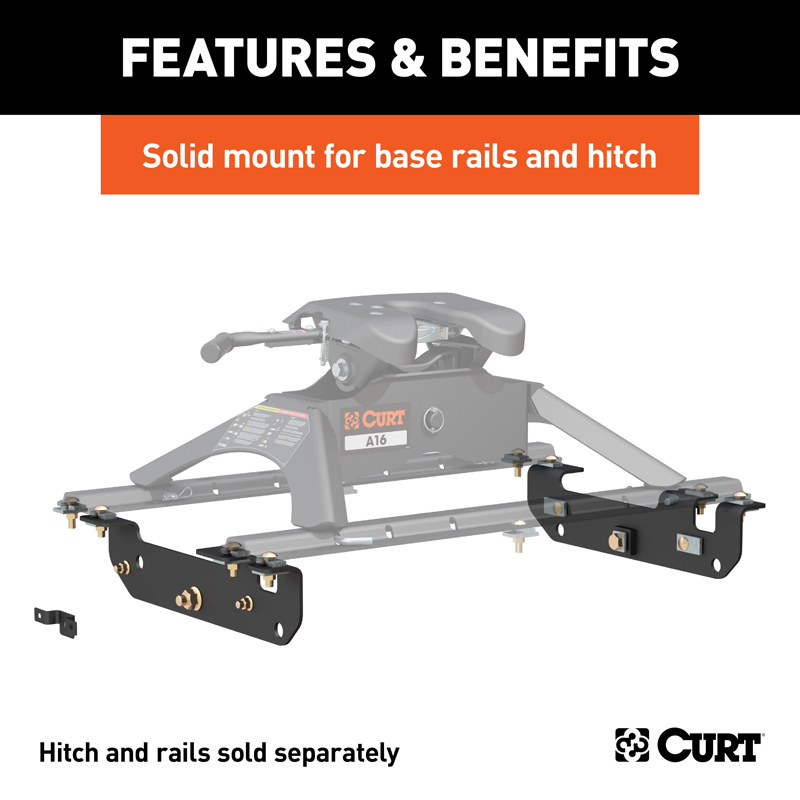 CURT | Custom 5th Wheel Brackets - F-250 / F-350 2011-2016