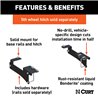 CURT | Custom 5th Wheel Brackets - Silverado / Sierra 2500 HD / 3500 HD 6.6L 2020-2023
