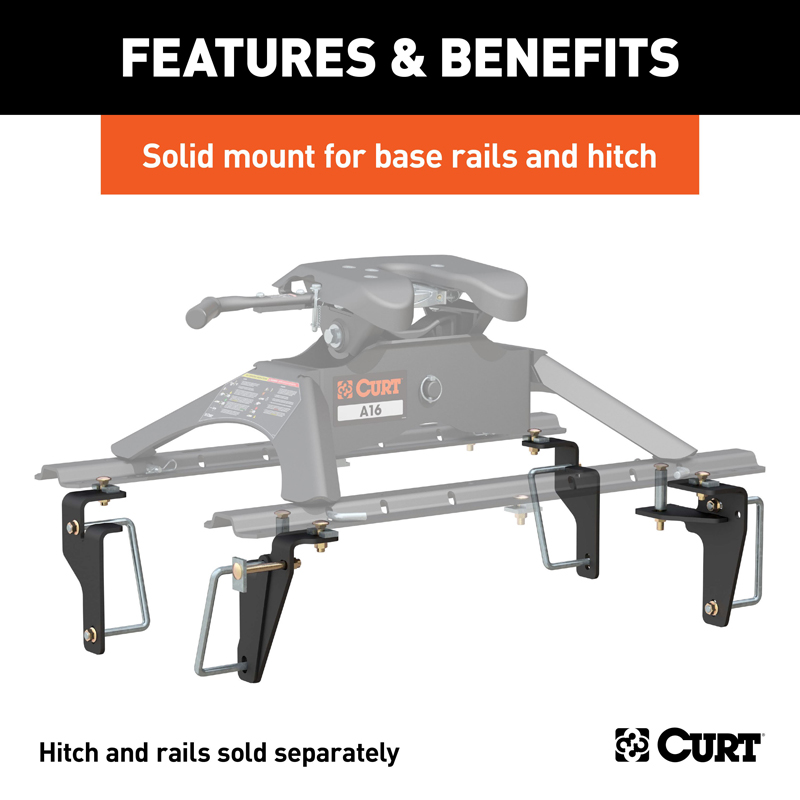 CURT | Custom 5th Wheel Brackets - Ram 2500 / 3500 2013-2022