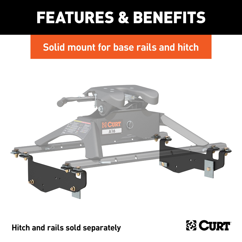 CURT | Custom 5th Wheel Brackets - F-250 / F-350 2000-2004