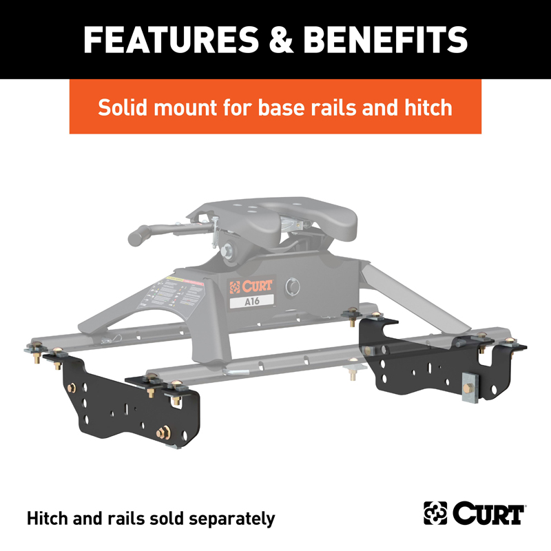 CURT | Custom 5th Wheel Brackets - F-250 / F-350 2005-2010