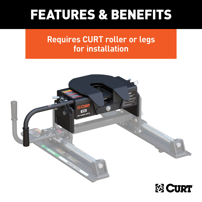 CURT | E16 5th Wheel Hitch Head
