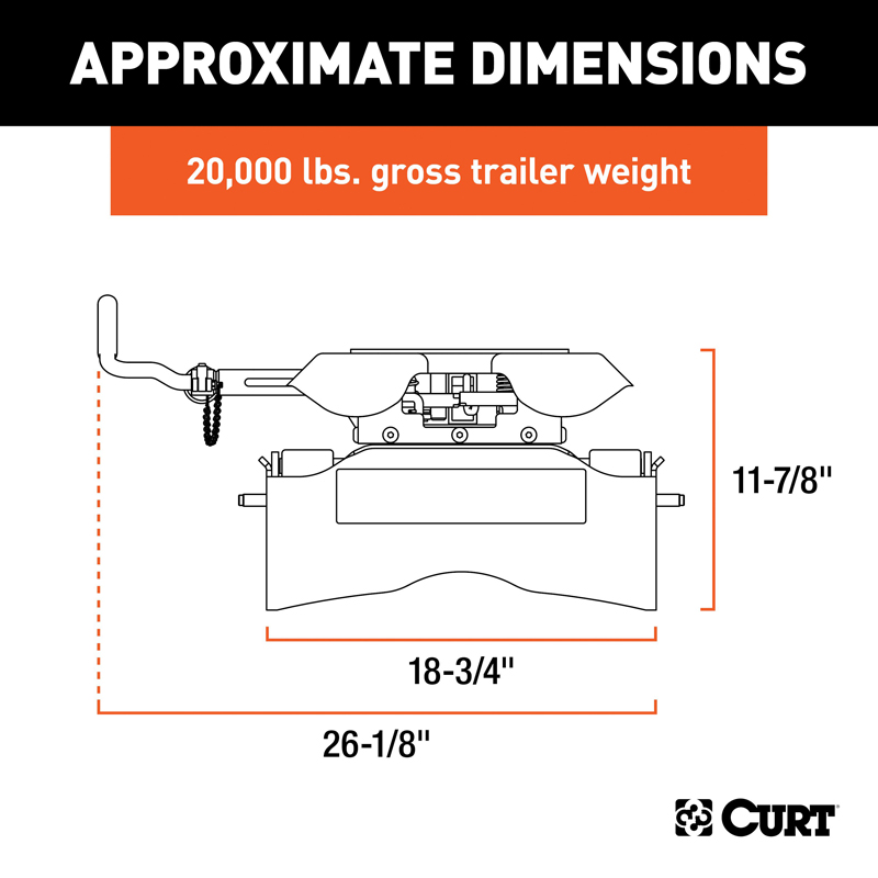 CURT | Q20 5th Wheel Hitch Head
