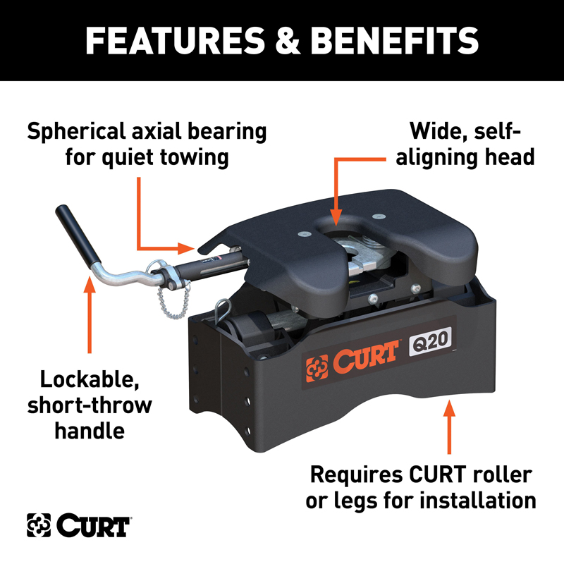 CURT | Q20 5th Wheel Hitch Head