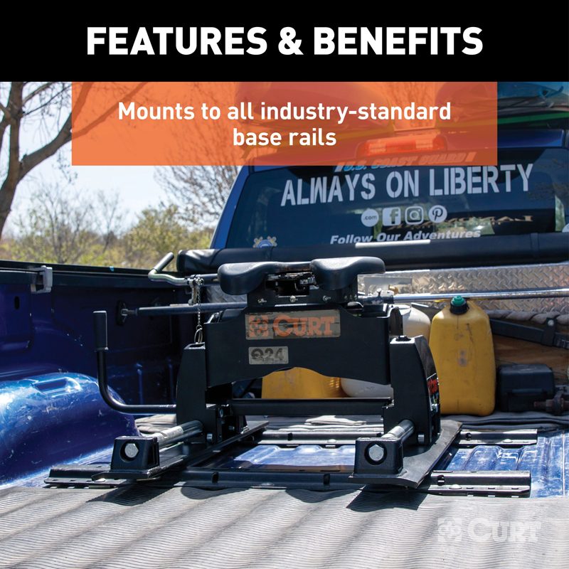 CURT | R24 5th Wheel Roller, 24,000 lbs.