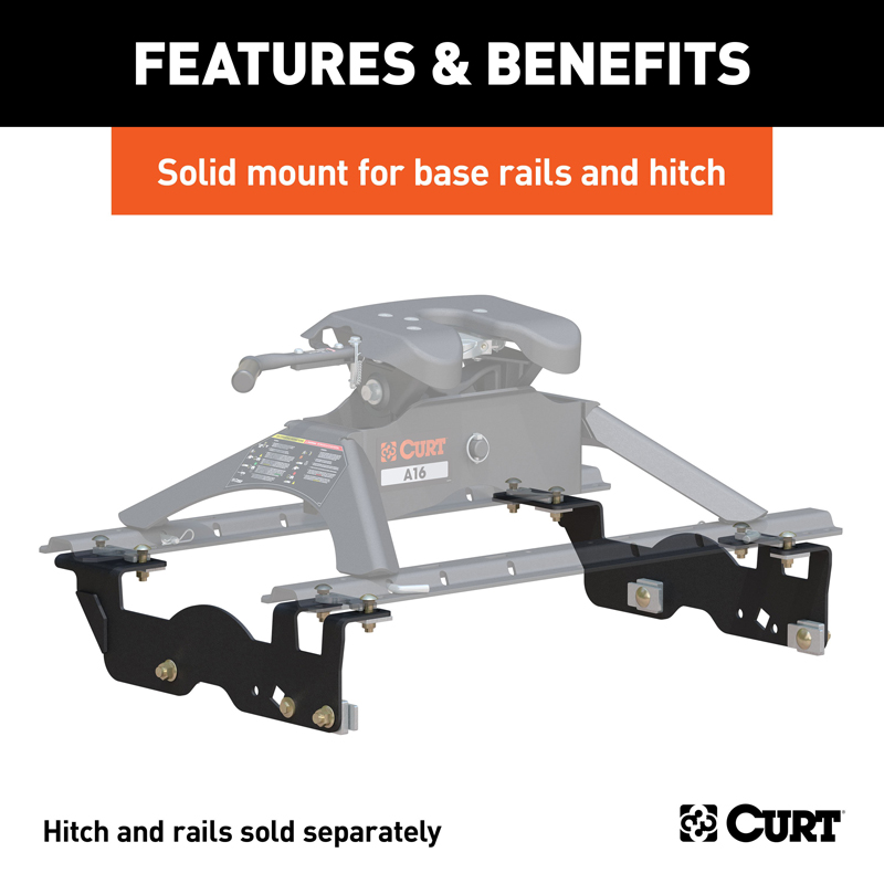 CURT | Custom 5th Wheel Brackets - F-150 2015-2022